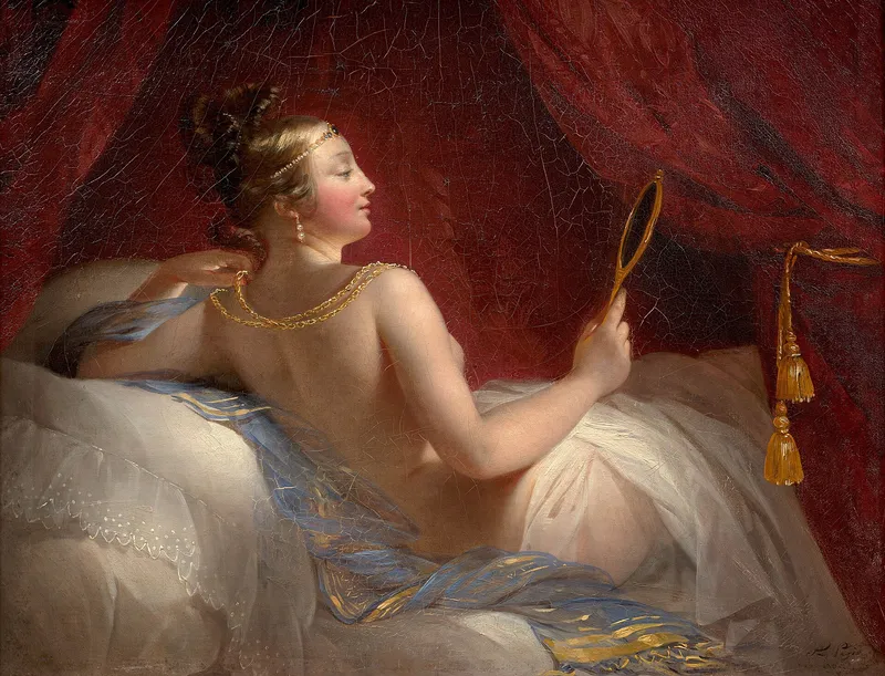 Femme allongée aux bijoux (Mujer reclinada con joyas) Aimée Brune-Pagès