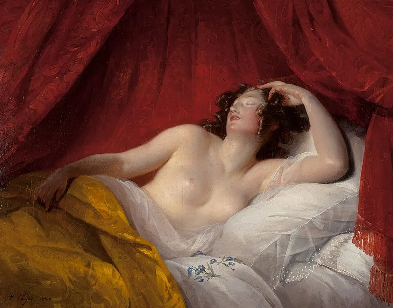 Le Sommeil (El sueño), 1866, Gustave Courbet