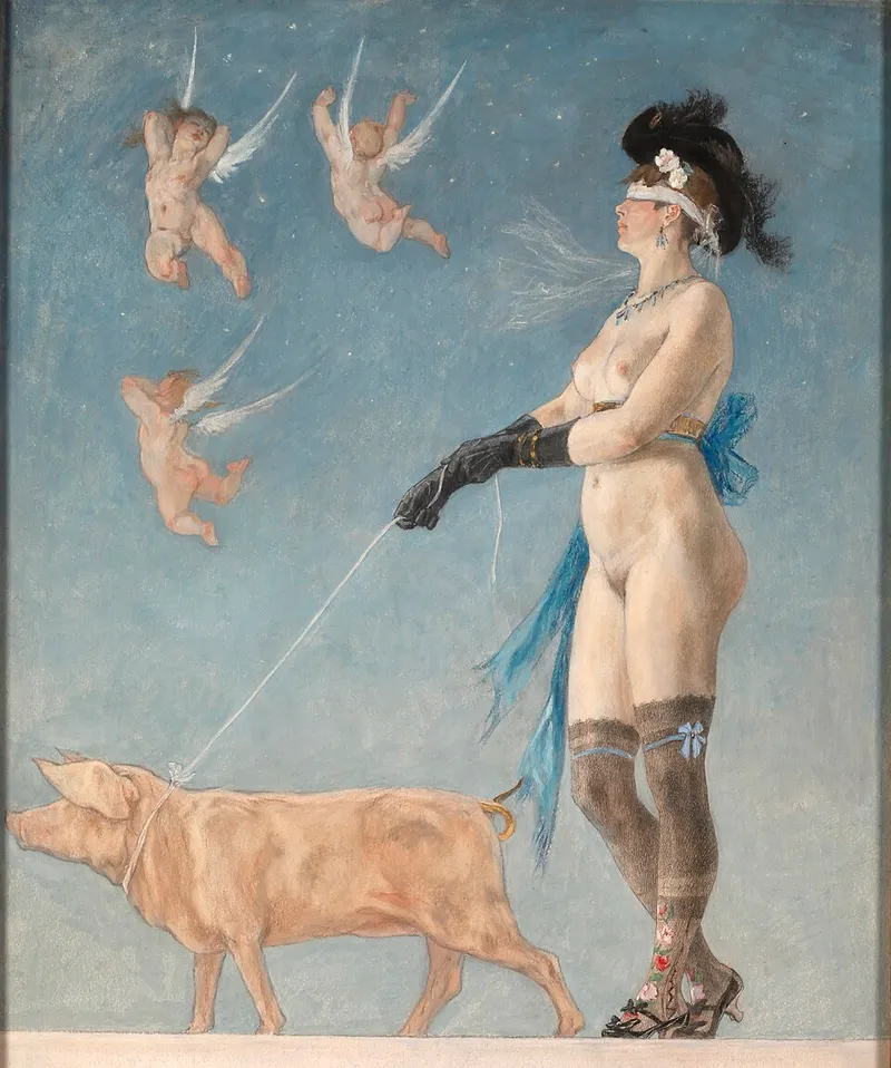 Félicien Rops - Pornokratès - 1878