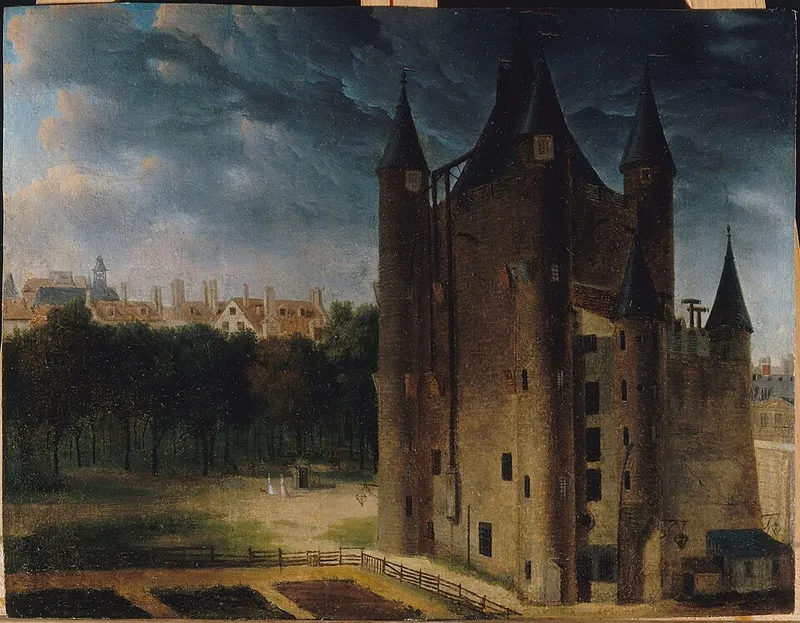 Le donjon du Temple, 1795, anónima.