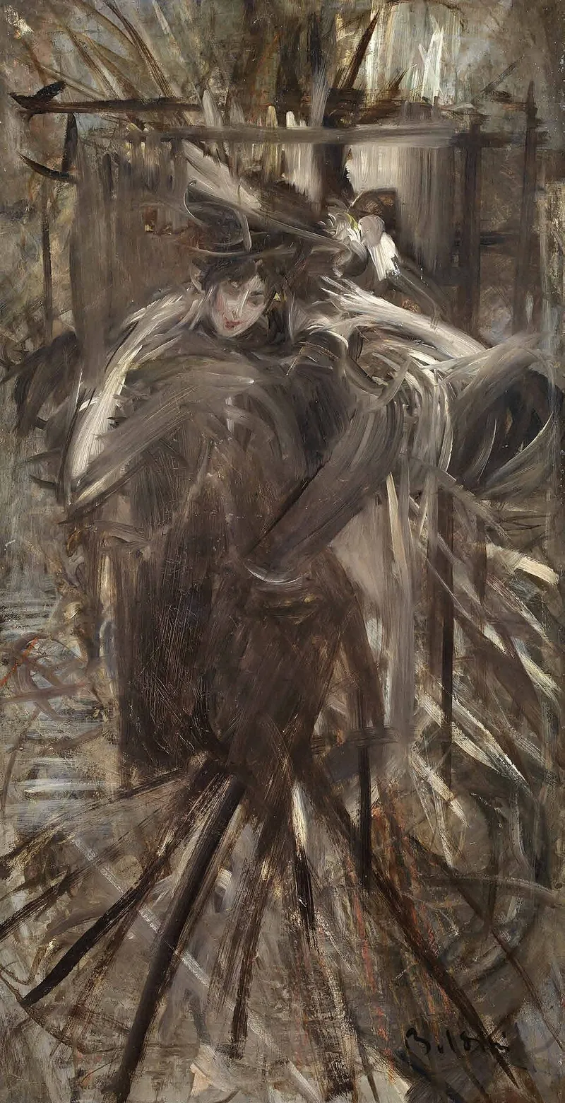 "Mujer en el espejo" (c.1896), GiovannI Boldini
